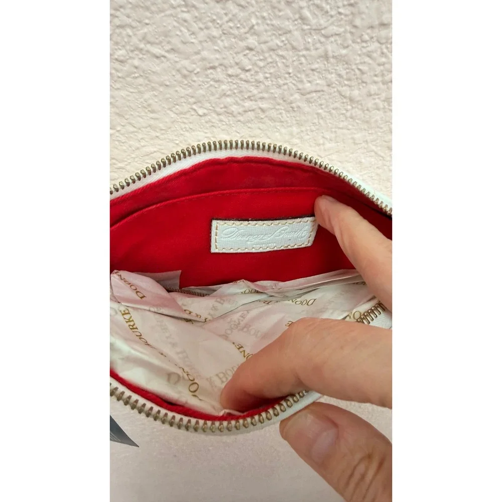 Dooney & Bourke Womens Crossbody Bag White Leather Lexi Adjustable Strap NWT